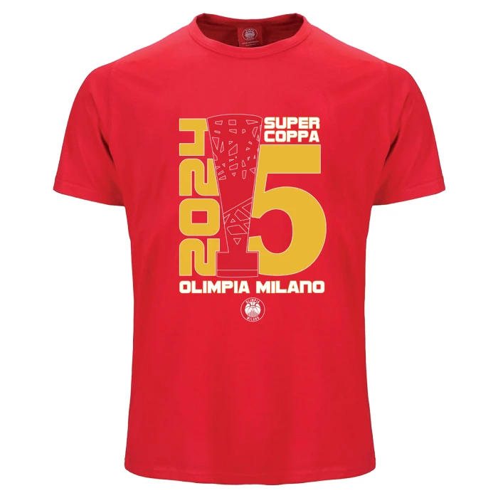 OLIMPIA MILANO T-SHIRT CELEBRATIVA SUPERCOPPA 2024 - BAMBINO