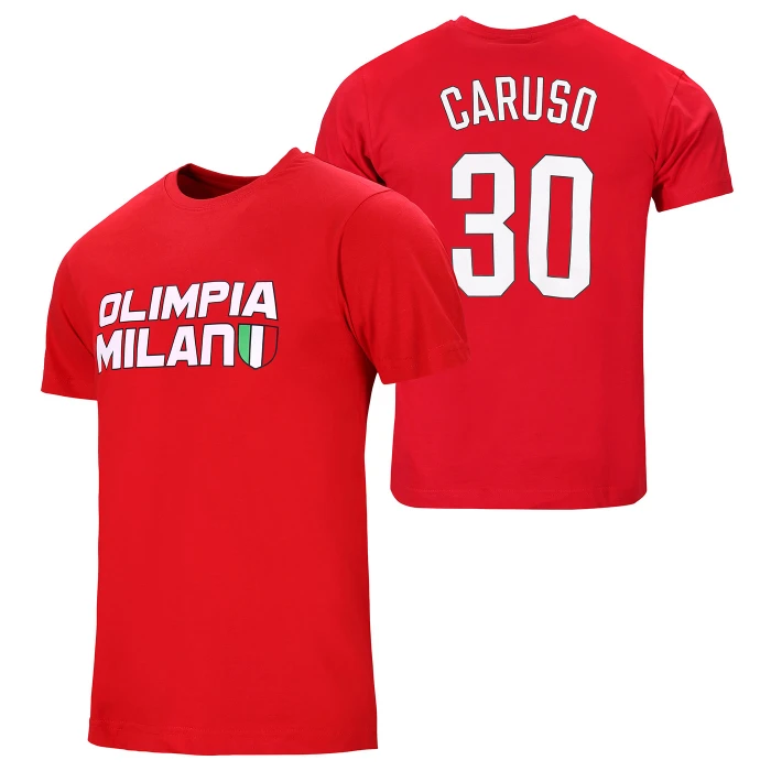 OLIMPIA MILANO T-SHIRT CARUSO 24 ROSSA - BAMBINO