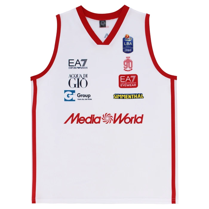 OLIMPIA MILANO CANOTTA REPLICA CAMPIONATO BIANCA 25/26