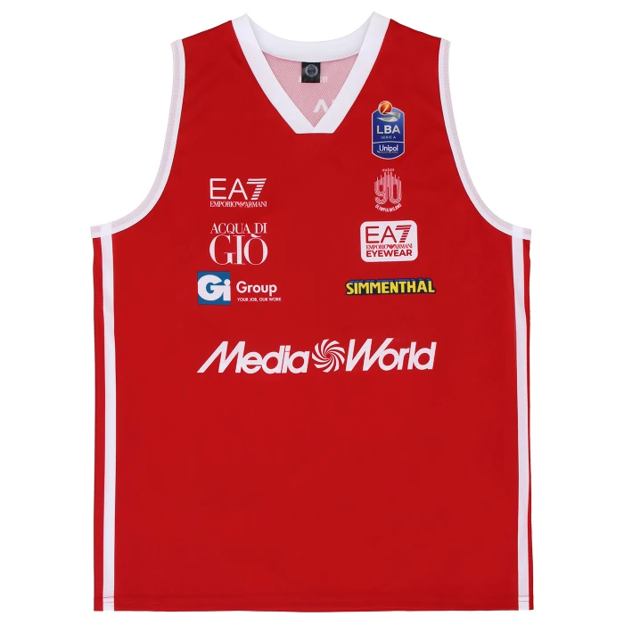 OLIMPIA MILANO CANOTTA REPLICA CAMPIONATO ROSSA 25/26