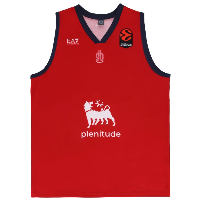 OLIMPIA MILANO CANOTTA REPLICA EUROLEGA ROSSA 25/26