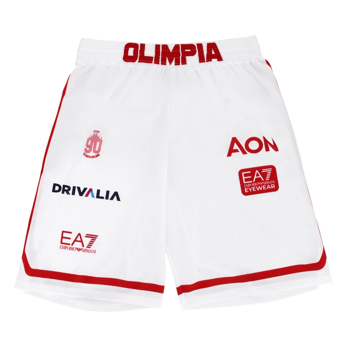 OLIMPIA MILANO PANTALONCINI REPLICA CAMPIONATO BIANCHI 25/26