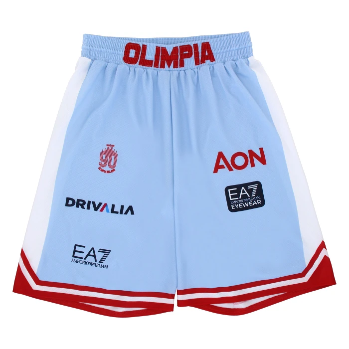 OLIMPIA MILANO PANTALONCINI REPLICA CAMPIONATO AZZURRI 25/26