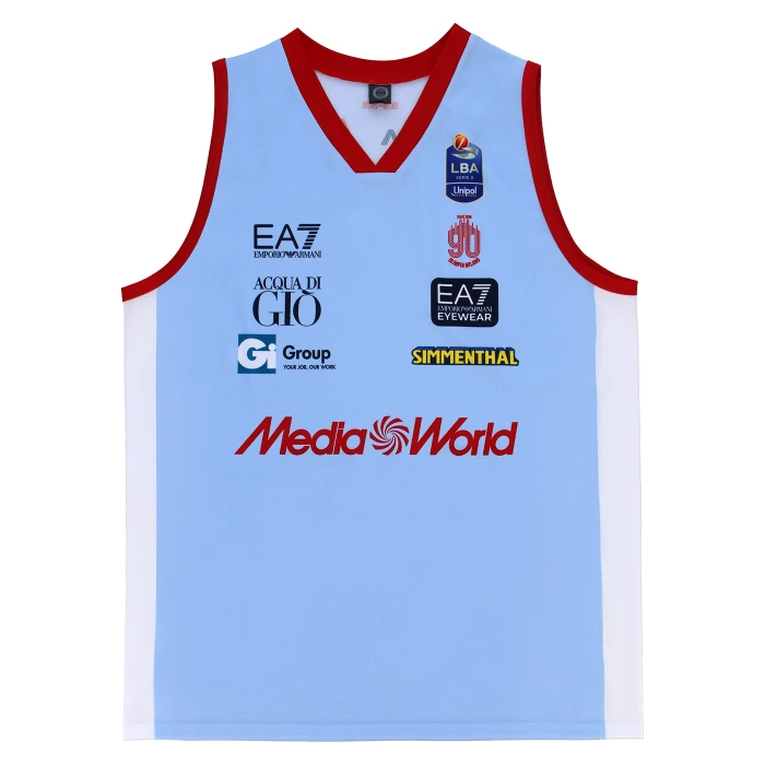 OLIMPIA MILANO CANOTTA REPLICA CAMPIONATO AZZURRA 25/26 - BAMBINO