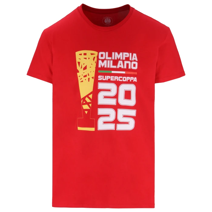 OLIMPIA MILANO T-SHIRT CELEBRATIVA SUPERCOPPA 2025 - BAMBINO