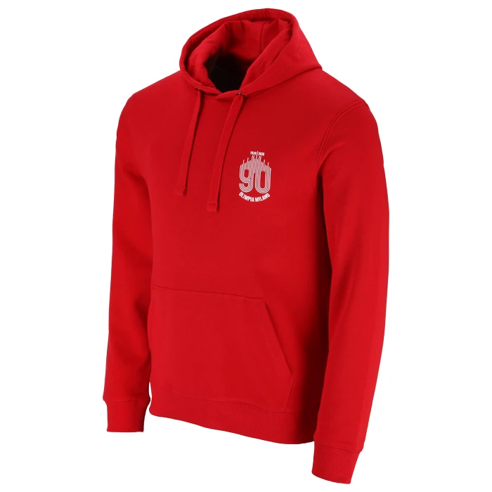 OLIMPIA MILANO FELPA 90 ROSSA