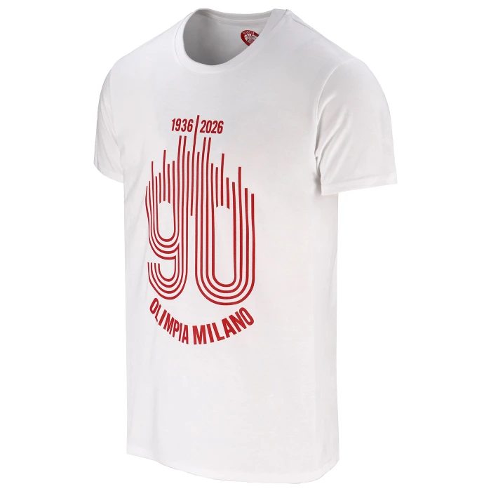 OLIMPIA MILANO T-SHIRT 90 BIANCA