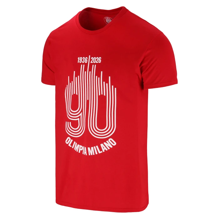 OLIMPIA MILANO T-SHIRT 90 ROSSA - BAMBINO