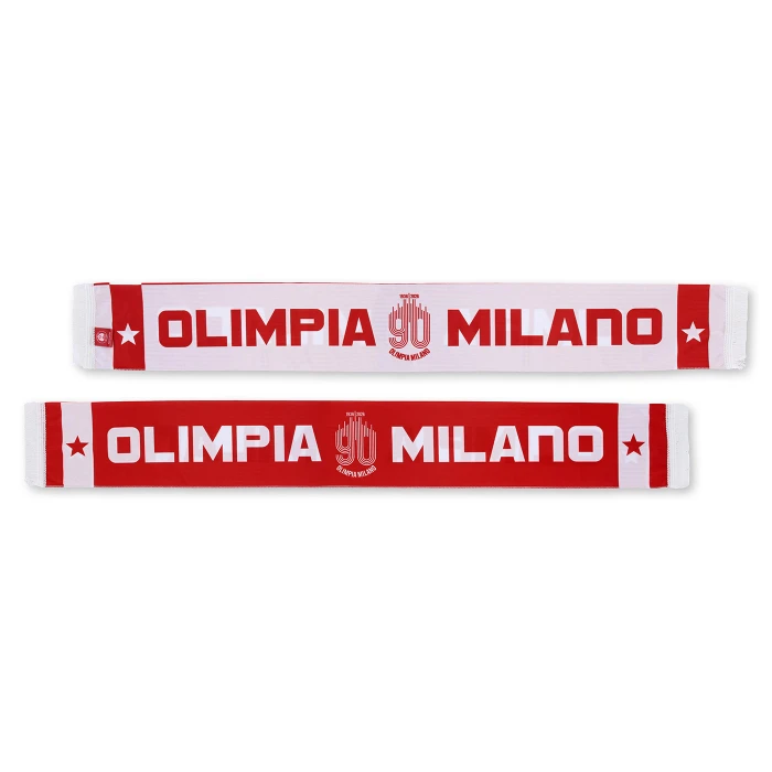 OLIMPIA MILANO SCIARPA 90 ROSSA