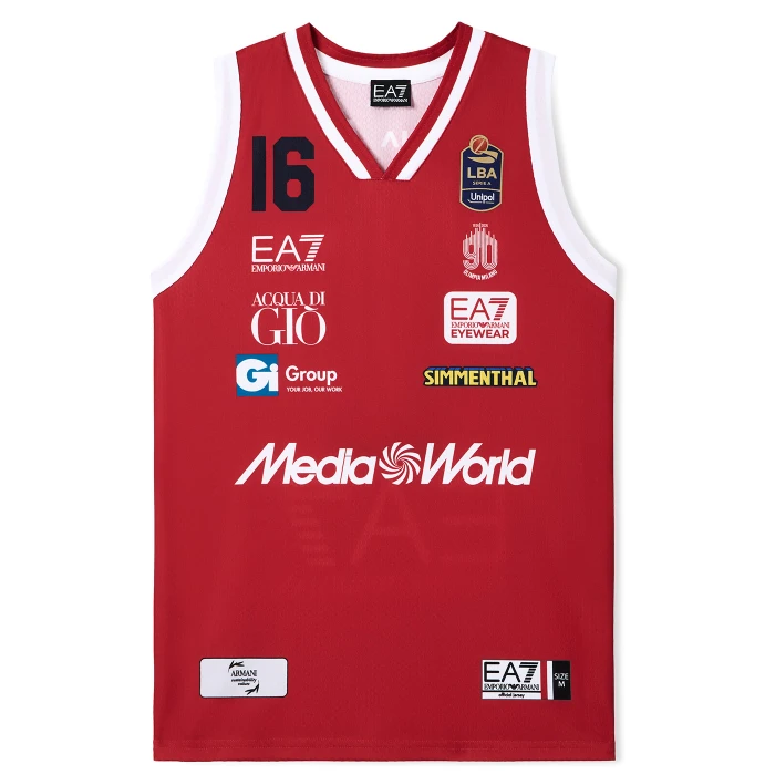 OLIMPIA MILANO LBA CANOTTA AUTHENTIC 25/26 ROSSA LEDAY 16