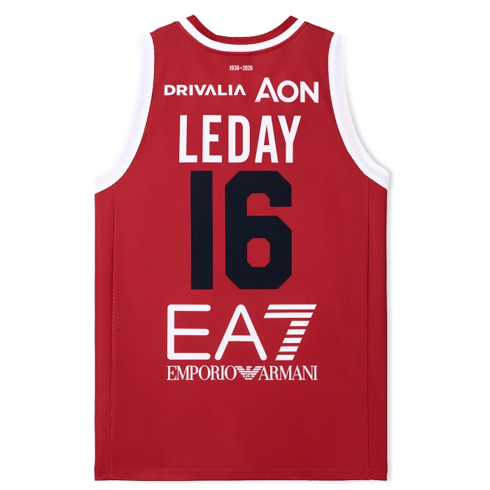 OLIMPIA MILANO LBA CANOTTA AUTHENTIC 25/26 ROSSA LEDAY 16