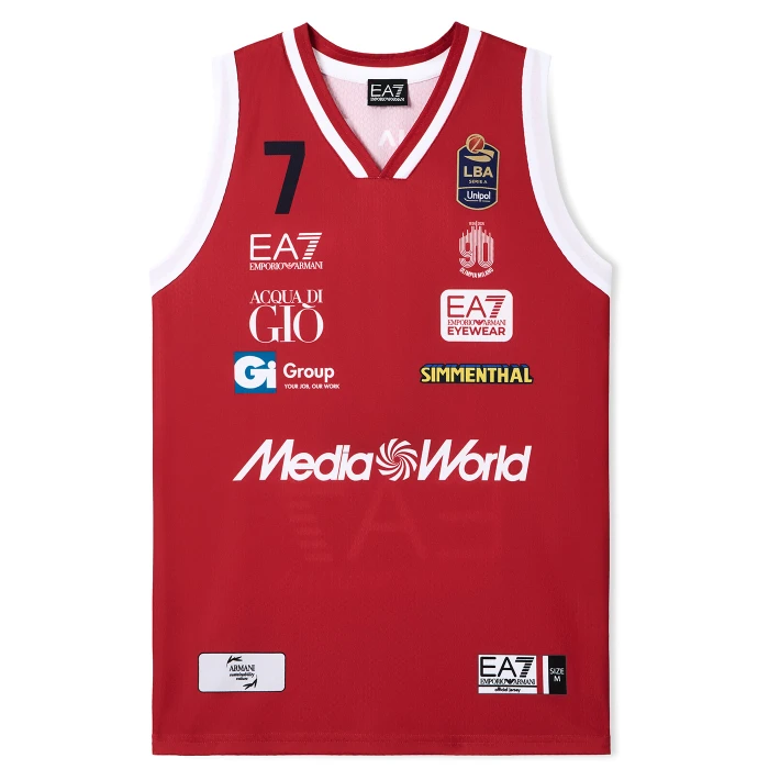 OLIMPIA MILANO LBA CANOTTA AUTHENTIC 25/26 ROSSA TONUT 7