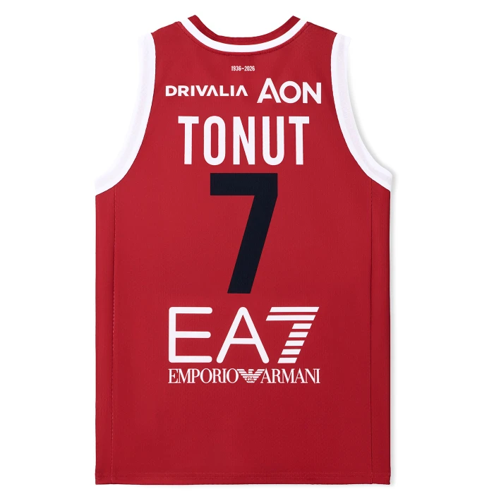 OLIMPIA MILANO LBA CANOTTA AUTHENTIC 25/26 ROSSA TONUT 7