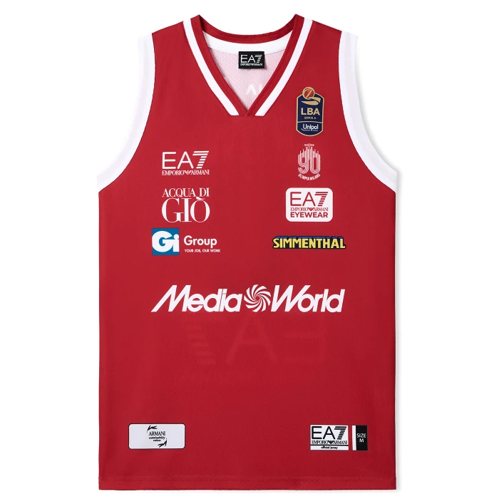 OLIMPIA MILANO LBA CANOTTA AUTHENTIC 25/26 ROSSA