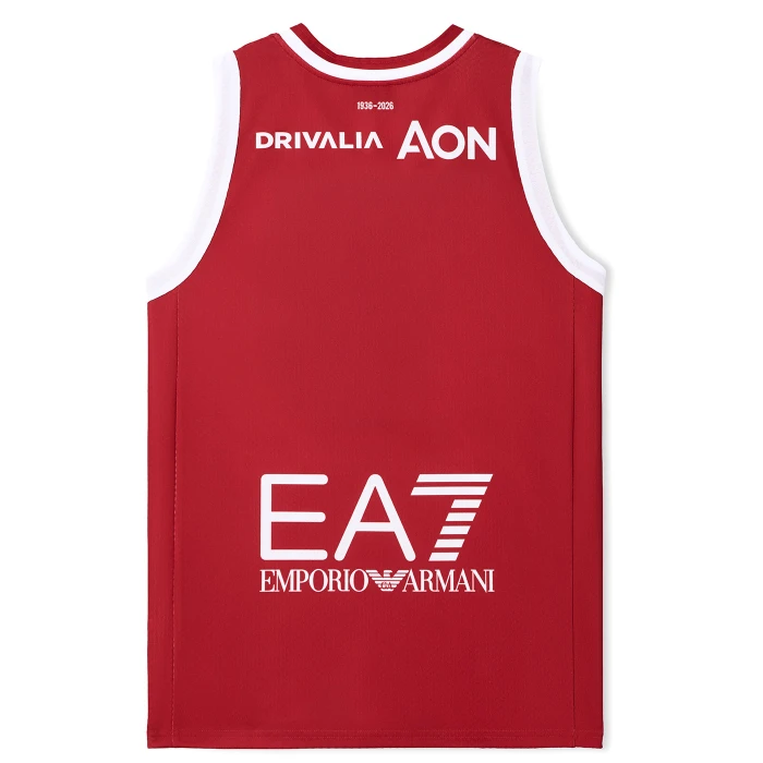 OLIMPIA MILANO LBA CANOTTA AUTHENTIC 25/26 ROSSA