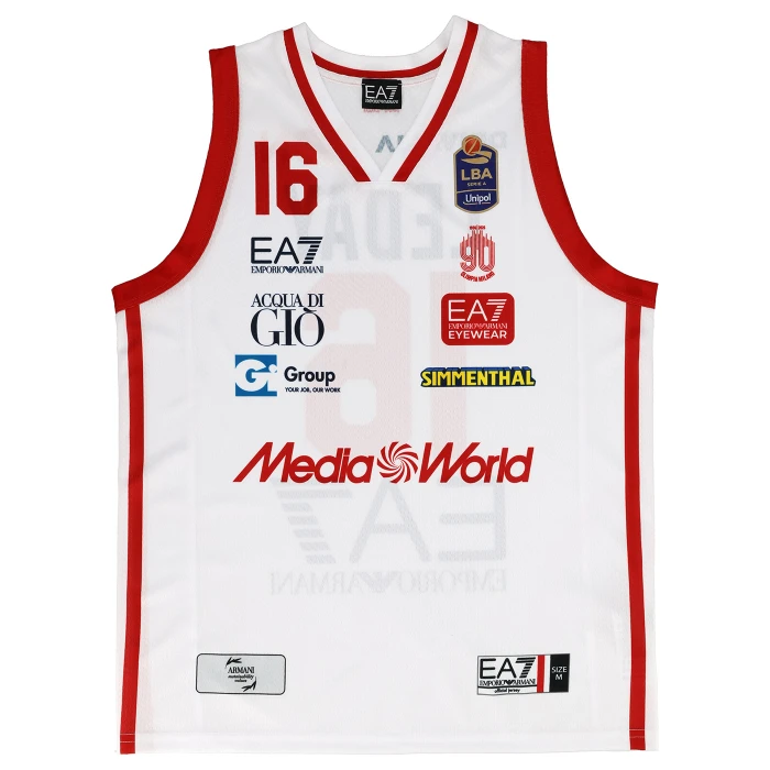 OLIMPIA MILANO LBA CANOTTA AUTHENTIC 25/26 BIANCA LEDAY 16