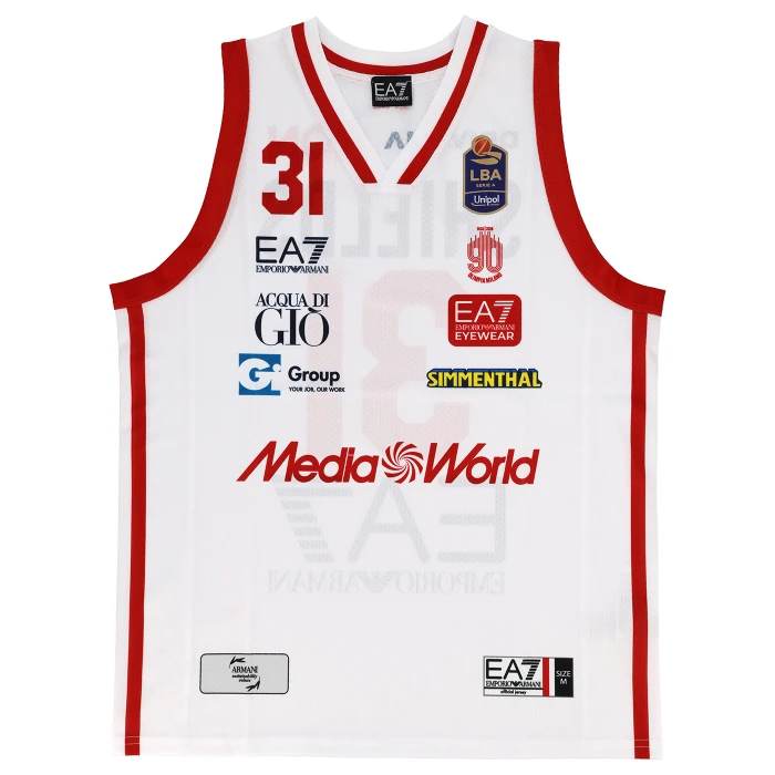 OLIMPIA MILANO LBA CANOTTA AUTHENTIC 25/26 BIANCA SHIELDS 31