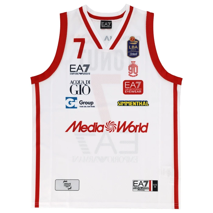 OLIMPIA MILANO LBA CANOTTA AUTHENTIC 25/26 BIANCA TONUT 7