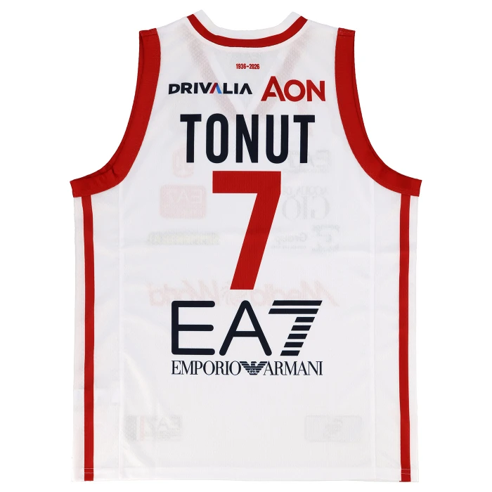 OLIMPIA MILANO LBA CANOTTA AUTHENTIC 25/26 BIANCA TONUT 7