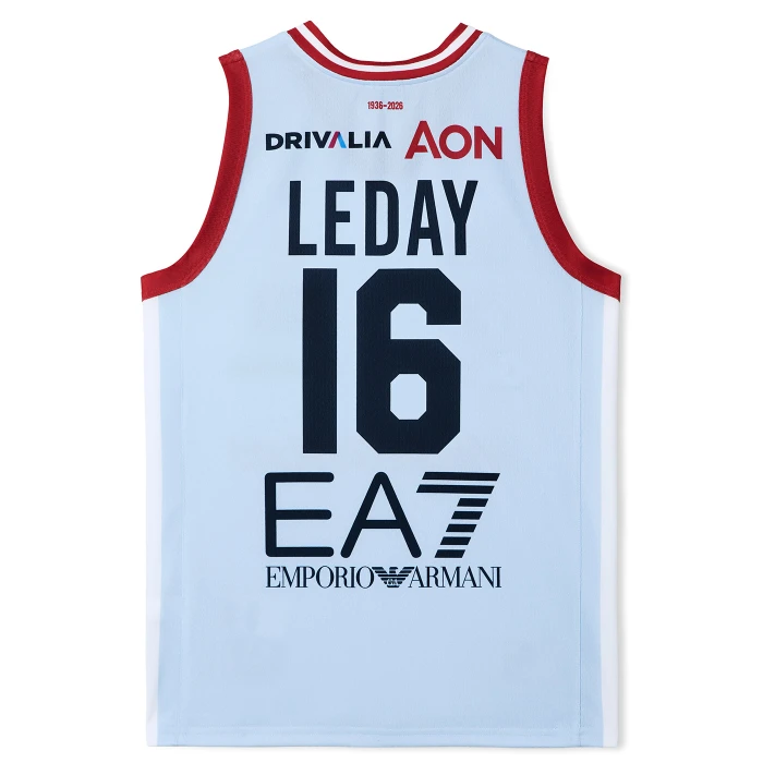 OLIMPIA MILANO LBA CANOTTA AUTHENTIC 25/26 AZZURRO LEDAY 16