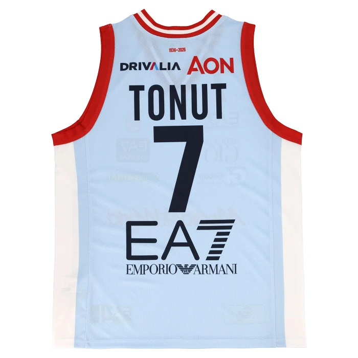 OLIMPIA MILANO LBA CANOTTA AUTHENTIC 25/26 AZZURRO TONUT 7