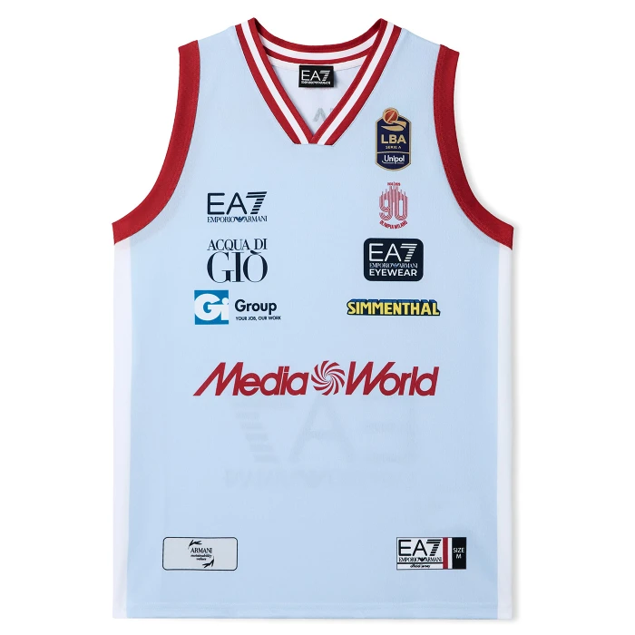 OLIMPIA MILANO LBA CANOTTA AUTHENTIC 25/26 AZZURRO
