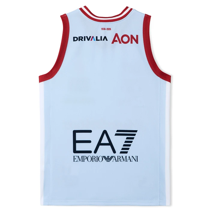 OLIMPIA MILANO LBA CANOTTA AUTHENTIC 25/26 AZZURRO