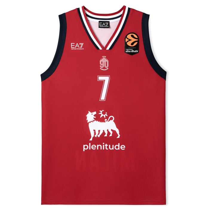 OLIMPIA MILANO EUROLEGA CANOTTA AUTHENTIC 25/26 ROSSA TONUT 7