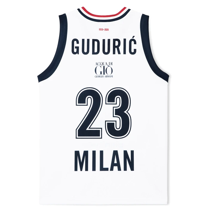 OLIMPIA MILANO EUROLEGA CANOTTA AUTHENTIC 25/26 BIANCA GUDURIC 23
