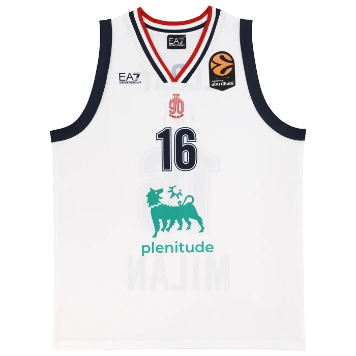 OLIMPIA MILANO EUROLEGA CANOTTA AUTHENTIC 25/26 BIANCA LEDAY 16