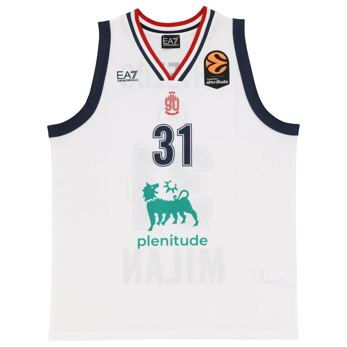 OLIMPIA MILANO EUROLEGA CANOTTA AUTHENTIC 25/26 BIANCA SHIELDS 31