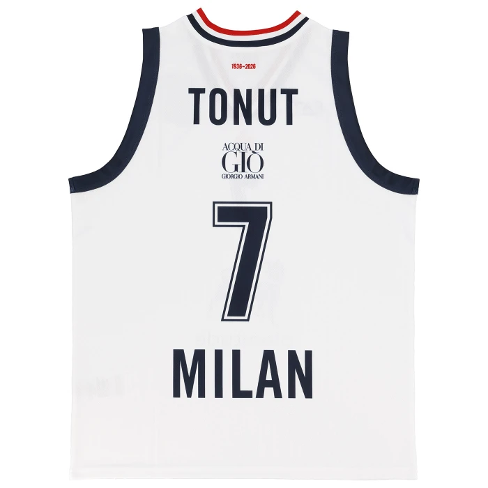 OLIMPIA MILANO EUROLEGA CANOTTA AUTHENTIC 25/26 BIANCA TONUT 7