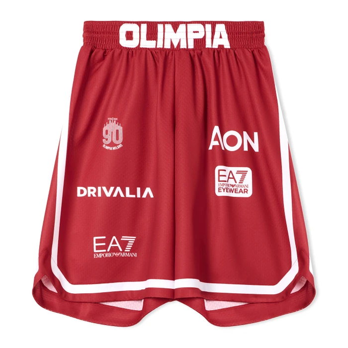 OLIMPIA MILANO LBA PANTALONCINI AUTHENTIC 25/26 ROSSI