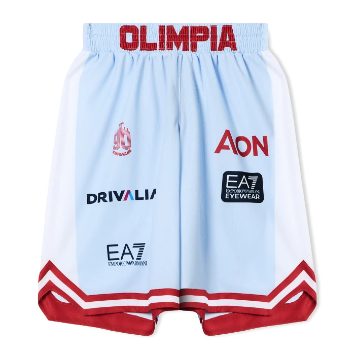 OLIMPIA MILANO LBA PANTALONCINI AUTHENTIC 25/26 AZZURRI