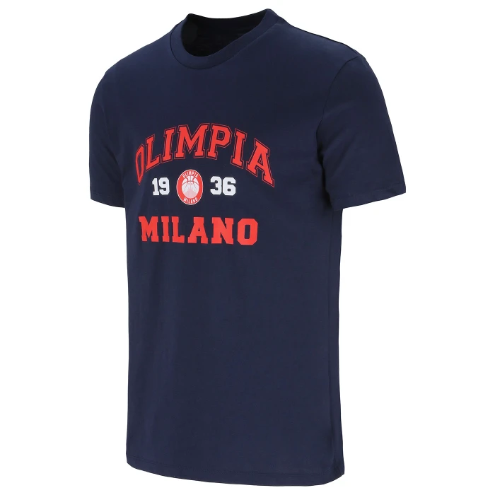 OLIMPIA MILANO T-SHIRT COLLEGE BLU