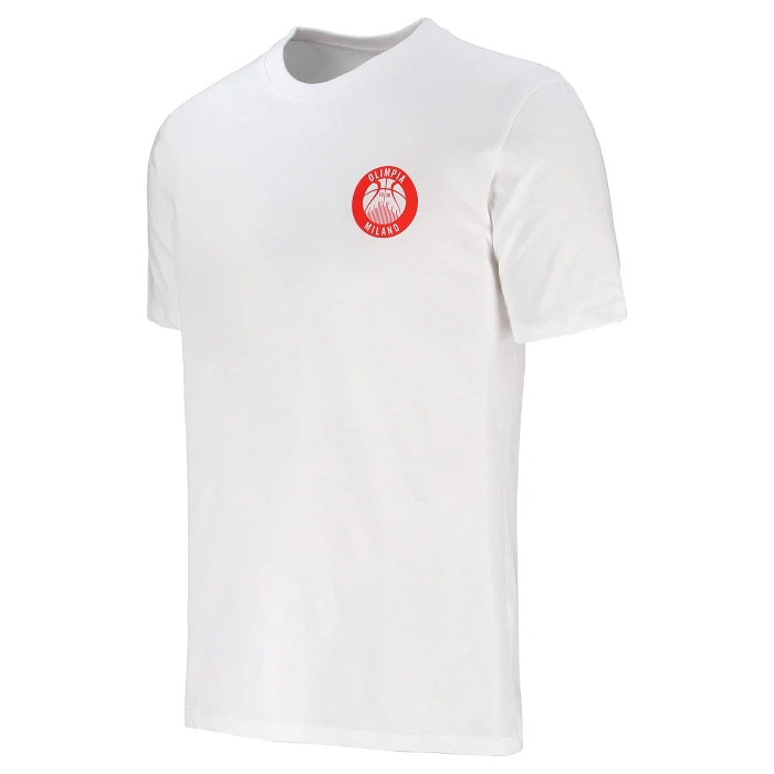 OLIMPIA MILANO T-SHIRT MONOCHROME BIANCA