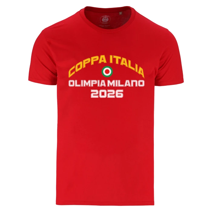 OLIMPIA MILANO T-SHIRT CELEBRATIVA COPPA ITALIA 2026 - BAMBINO