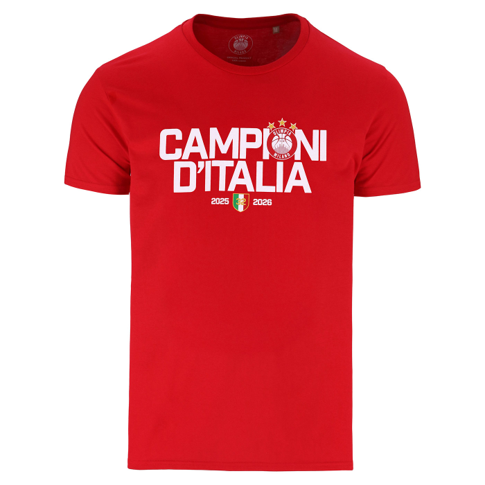 OLIMPIA MILANO T-SHIRT CELEBRATIVA SCUDETTO 2026 - BAMBINO