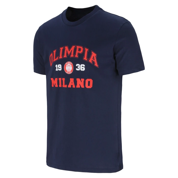 OLIMPIA MILANO T-SHIRT COLLEGE BLU - BAMBINO