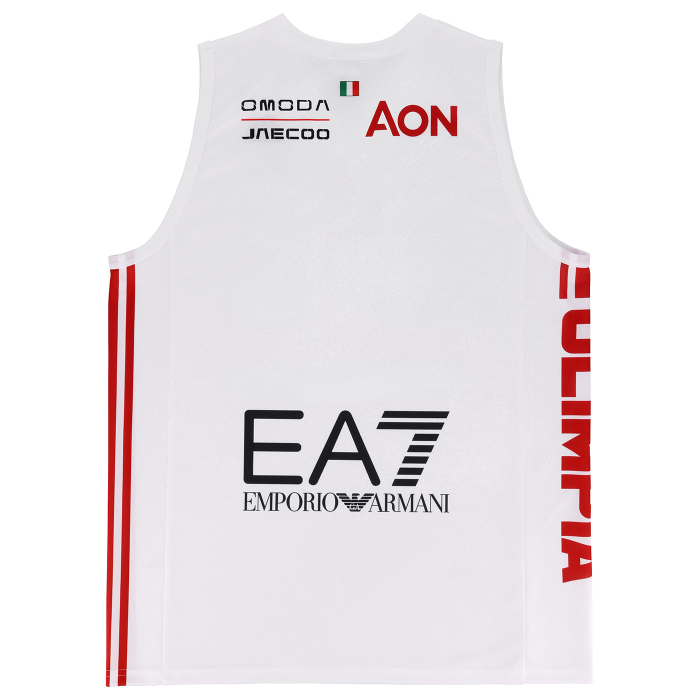 OLIMPIA MILANO CANOTTA REPLICA CAMPIONATO BIANCA 26/27