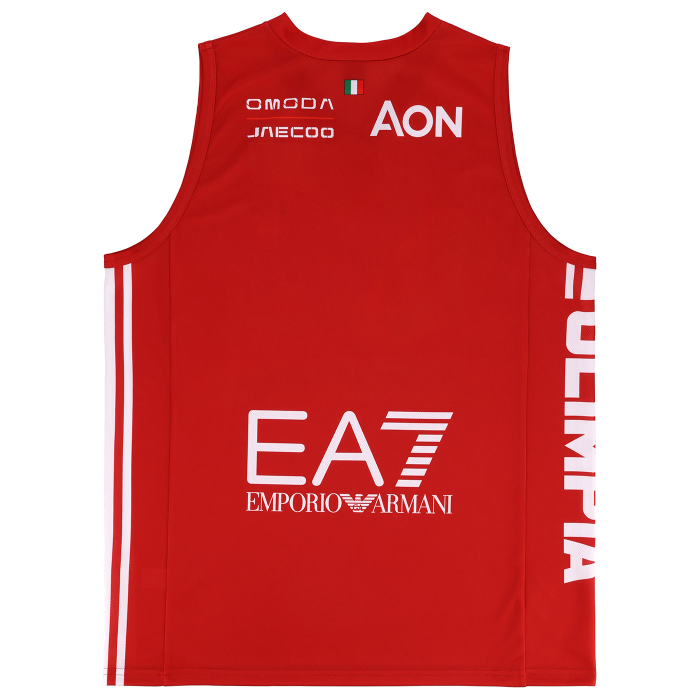 OLIMPIA MILANO CANOTTA REPLICA CAMPIONATO ROSSA 26/27