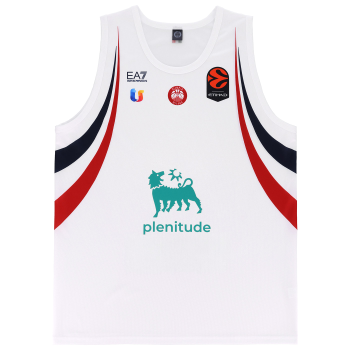 OLIMPIA MILANO CANOTTA REPLICA EUROLEGA BIANCA 26/27