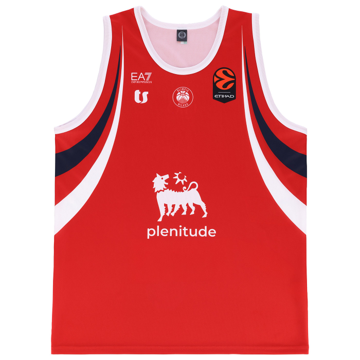 OLIMPIA MILANO CANOTTA REPLICA EUROLEGA ROSSA 26/27