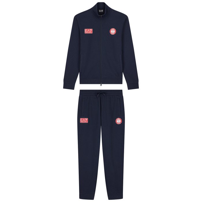 OLIMPIA MILANO TUTA STAFF EA7 BLU