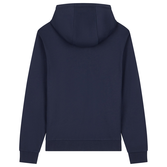 OLIMPIA MILANO FELPA CAPPUCCIO FULL ZIP EA7 BLU