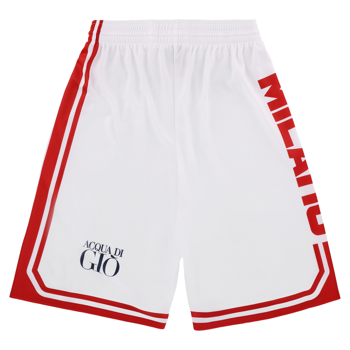 OLIMPIA MILANO PANTALONCINI REPLICA CAMPIONATO BIANCHI 26/27 - BAMBINO