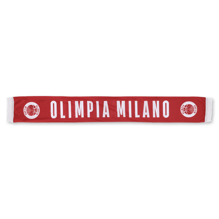 OLIMPIA MILANO SCIARPA RASO LOGO