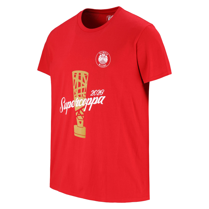 OLIMPIA MILANO T-SHIRT CELEBRATIVA SUPERCOPPA 2026 - BAMBINO